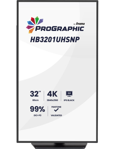 Iiyama Prographic Hb3201Uhsnp-B1 Monitor Komputerowy 80 Cm (31.5") 3840 X 2160 Px Czarny