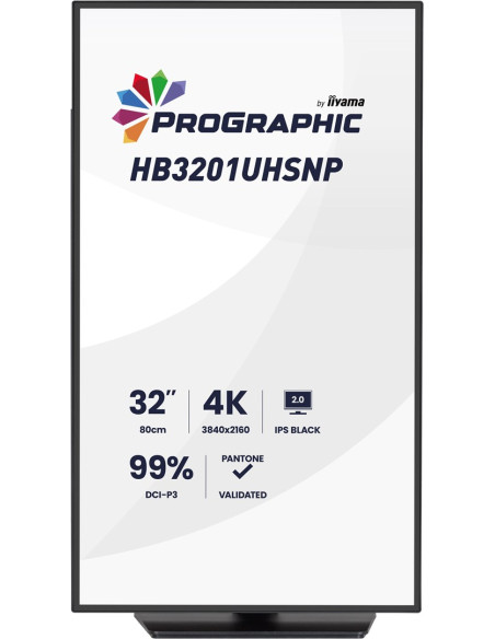 Iiyama Prographic Hb3201Uhsnp-B1 Monitor Komputerowy 80 Cm (31.5") 3840 X 2160 Px Czarny