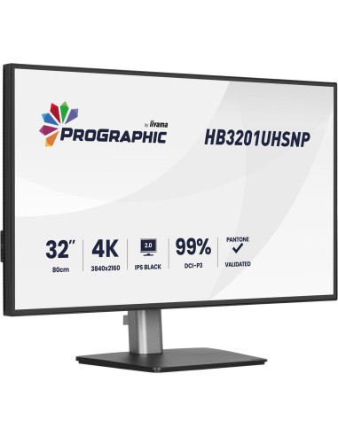 Iiyama Prographic Hb3201Uhsnp-B1 Monitor Komputerowy 80 Cm (31.5") 3840 X 2160 Px Czarny