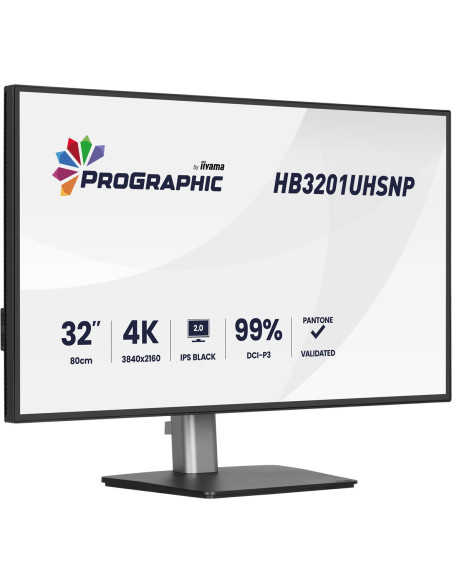 Iiyama Prographic Hb3201Uhsnp-B1 Monitor Komputerowy 80 Cm (31.5") 3840 X 2160 Px Czarny