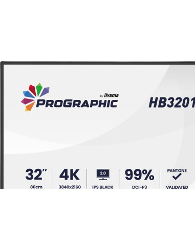 Iiyama Prographic Hb3201Uhsnp-B1 Monitor Komputerowy 80 Cm (31.5") 3840 X 2160 Px Czarny
