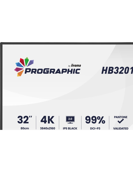Iiyama Prographic Hb3201Uhsnp-B1 Monitor Komputerowy 80 Cm (31.5") 3840 X 2160 Px Czarny