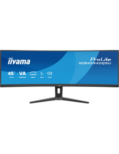 Iiyama Prolite Xcb4594Dqsu-B1 Monitor Komputerowy 113 Cm (44.5") 5120 X 1440 Px Dual Qhd Led Czarny