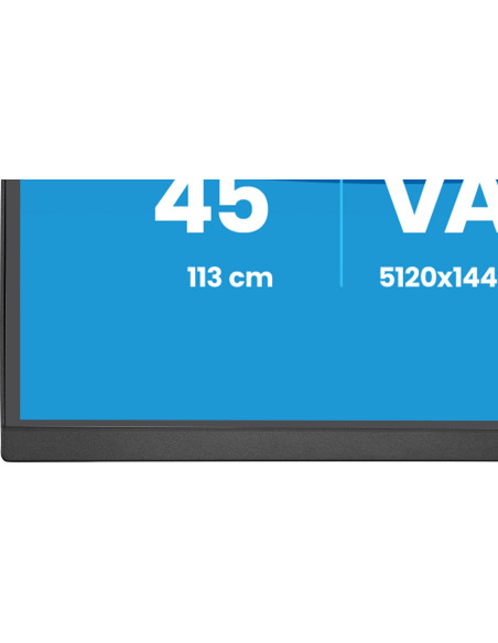 Iiyama Prolite Xcb4594Dqsu-B1 Monitor Komputerowy 113 Cm (44.5") 5120 X 1440 Px Dual Qhd Led Czarny