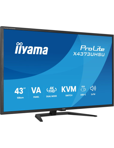 Iiyama Prolite X4373Uhsu-B2 Monitor Komputerowy 108 Cm (42.5") 3840 X 2160 Px 4K Ultra Hd Led Czarny