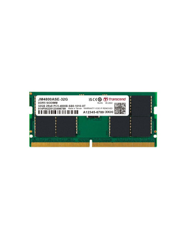 So Ddr5 32Gb Pc 4800 Cl40 Transcend Jetram, Jm4800Ase-32G