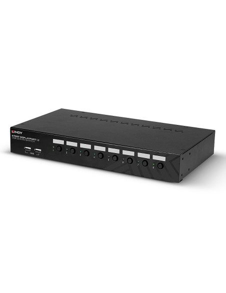 Lindy 39540 Przełącznik Kvm Możliwości Montowania W Stelażu Czarny