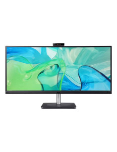Acer Cb3 Cb343Cur D Monitor Komputerowy 86,4 Cm (34") 3440 X 1440 Px Ultrawide Quad Hd Czarny