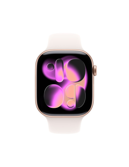 Apple Watch Series 11 Oled 46 Mm Cyfrowy 416 X 496 Px Ekran Dotykowy 5G Złoto Różowe Wi-Fi Gps