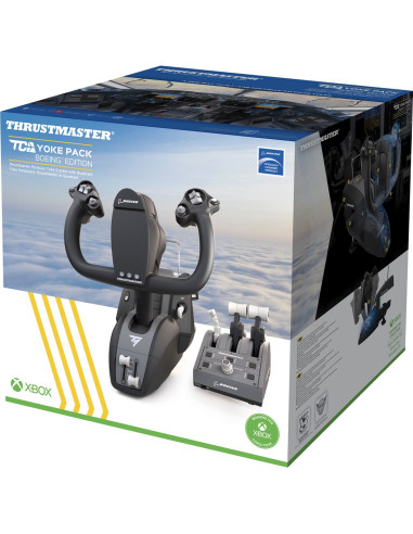 Thrustmaster Tca Yoke Pack Boeing Edition Czarny, Szary Usb Fightstick Pc, Xbox, Xbox One, Xbox One S, Xbox One X, Xbox Series S