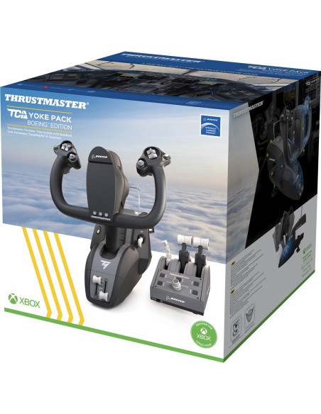 Thrustmaster Tca Yoke Pack Boeing Edition Czarny, Szary Usb Fightstick Pc, Xbox, Xbox One, Xbox One S, Xbox One X, Xbox Series S