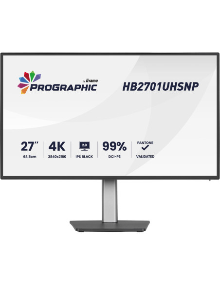 Iiyama Prographic Hb2701Uhsnp-B1 Monitor Komputerowy 68,6 Cm (27") 3840 X 2160 Px 4K Ultra Hd Lcd Czarny