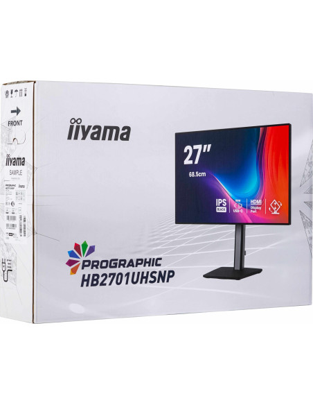Iiyama Prographic Hb2701Uhsnp-B1 Monitor Komputerowy 68,6 Cm (27") 3840 X 2160 Px 4K Ultra Hd Lcd Czarny