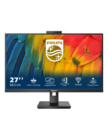 Philips 5000 Series 27B1U5601H/00 Monitor Komputerowy 68,6 Cm (27") 2560 X 1440 Px Quad Hd Lcd Czarny