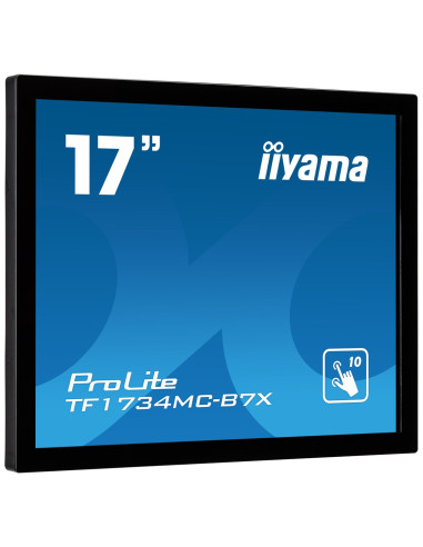Iiyama Tf1734Mc-B7X Monitor Komputerowy 43,2 Cm (17") 1280 X 1024 Px Sxga Led Ekran Dotykowy Czarny