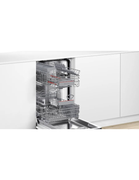 Zmywarka Bosch Sph4Ekx17E Do Zabudowy W Pełni Zintegrowana, 45 Cm, Zawiasy Ślizgowe Vario