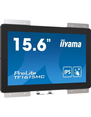 Iiyama Prolite Tf1615Mc-B1 Monitor Komputerowy 39,6 Cm (15.6") 1920 X 1080 Px Full Hd Ekran Dotykowy Czarny