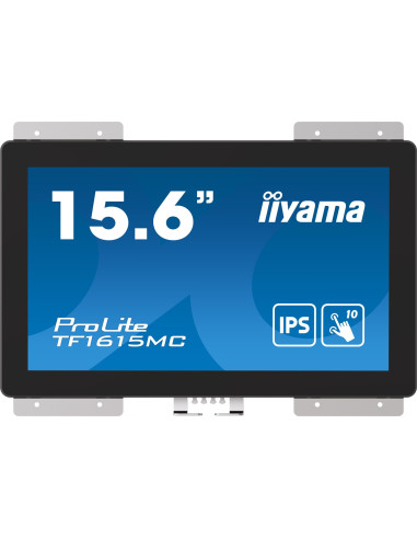 Iiyama Prolite Tf1615Mc-B1 Monitor Komputerowy 39,6 Cm (15.6") 1920 X 1080 Px Full Hd Ekran Dotykowy Czarny