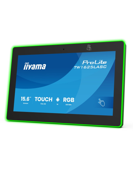 Iiyama Tw1625Lasc-B3Pnr Wyświetlacz Do Sal Konferencyjnych. 39,6 Cm (15.6") 1920 X 1080 Px Led Wi-Fi 6 (802.11Ax), Wi-Fi 5 (802.