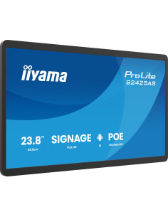 Iiyama Prolite S2425As-B1P Płaski Panel Digital Signage 60,5 Cm (23.8") Lcd Wi-Fi 500 Cd/M2 Full Hd Czarny Procesor Wbudowany An