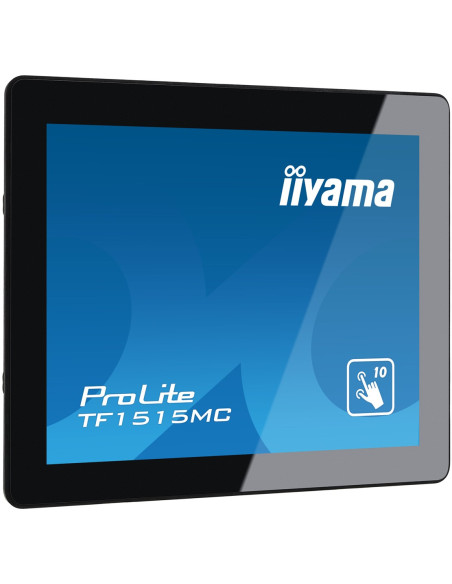 Iiyama Tf1515Mc-B2 Monitor Komputerowy 38,1 Cm (15") 1024 X 768 Px Xga Led Ekran Dotykowy Czarny