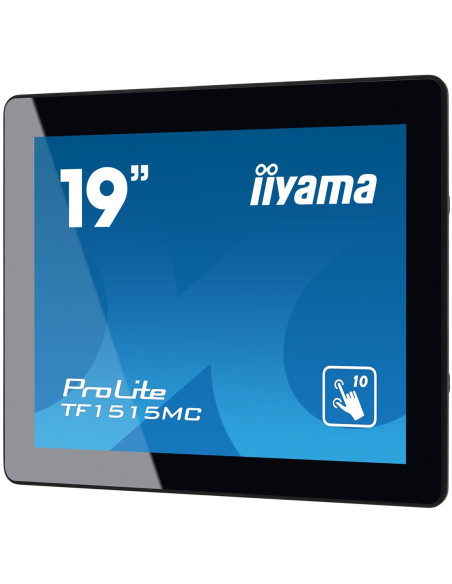 Iiyama Tf1515Mc-B2 Monitor Komputerowy 38,1 Cm (15") 1024 X 768 Px Xga Led Ekran Dotykowy Czarny