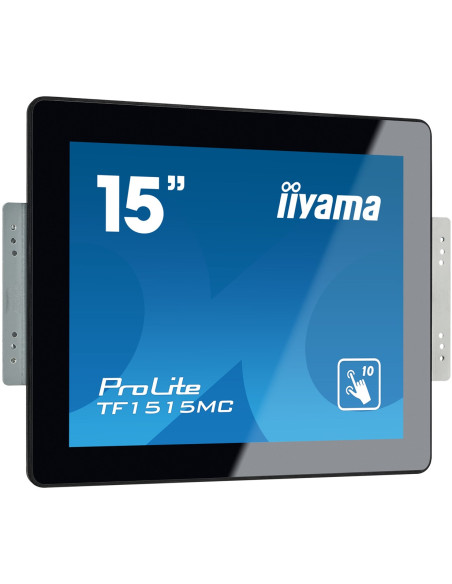 Iiyama Tf1515Mc-B2 Monitor Komputerowy 38,1 Cm (15") 1024 X 768 Px Xga Led Ekran Dotykowy Czarny