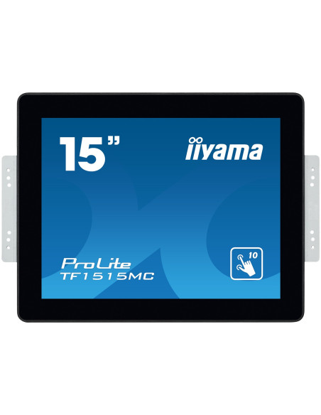 Iiyama Tf1515Mc-B2 Monitor Komputerowy 38,1 Cm (15") 1024 X 768 Px Xga Led Ekran Dotykowy Czarny