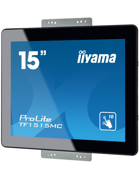 Iiyama Tf1515Mc-B2 Monitor Komputerowy 38,1 Cm (15") 1024 X 768 Px Xga Led Ekran Dotykowy Czarny