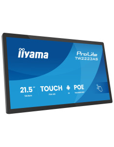 Iiyama Tw2223As-B3P Signage Display Interaktywny Płaski Panel 54,6 Cm (21.5") Wi-Fi 450 Cd/M2 Full Hd Czarny Ekran Dotykowy Proc