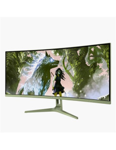 Arozzi Nova 34” Curved Monitor Komputerowy 86,4 Cm (34") 3440 X 1440 Px 4K Ultra Hd Led Zielony 2