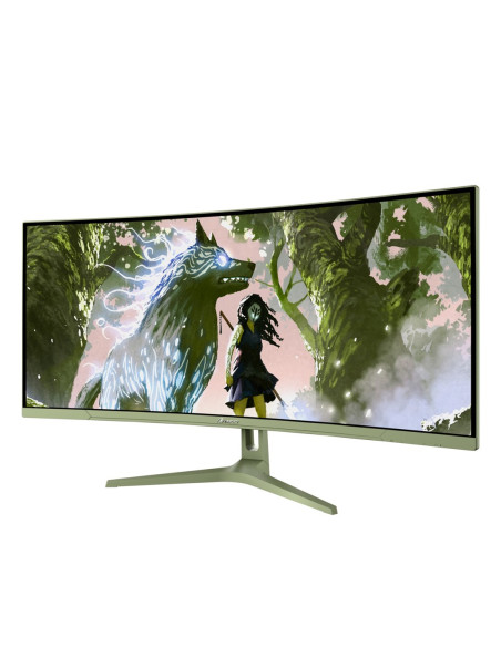Arozzi Nova 34” Curved Monitor Komputerowy 86,4 Cm (34") 3440 X 1440 Px 4K Ultra Hd Led Zielony