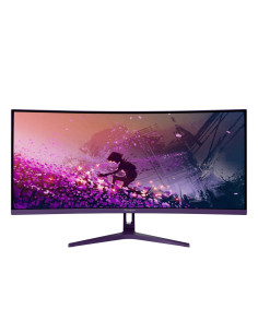 Arozzi Nova 34” Curved Monitor Komputerowy 86,4 Cm (34") 3440 X 1440 Px 4K Ultra Hd Led Fioletowy