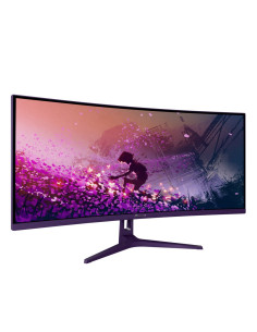 Arozzi Nova 34” Curved Monitor Komputerowy 86,4 Cm (34") 3440 X 1440 Px 4K Ultra Hd Led Fioletowy 2