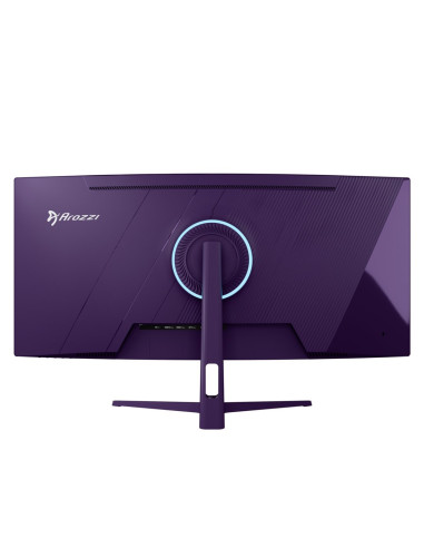 Arozzi Nova 34” Curved Monitor Komputerowy 86,4 Cm (34") 3440 X 1440 Px 4K Ultra Hd Led Fioletowy