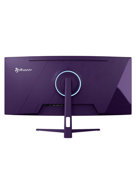 Arozzi Nova 34” Curved Monitor Komputerowy 86,4 Cm (34") 3440 X 1440 Px 4K Ultra Hd Led Fioletowy