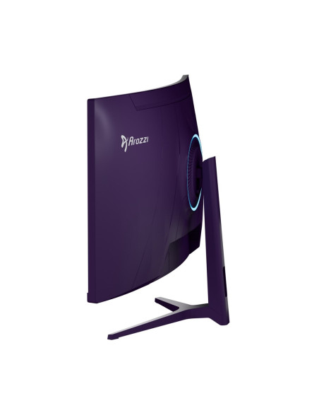 Arozzi Nova 34” Curved Monitor Komputerowy 86,4 Cm (34") 3440 X 1440 Px 4K Ultra Hd Led Fioletowy