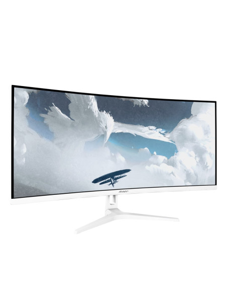 Arozzi Nova 34” Curved Monitor Komputerowy 86,4 Cm (34") 3440 X 1440 Px 4K Ultra Hd Led Biały
