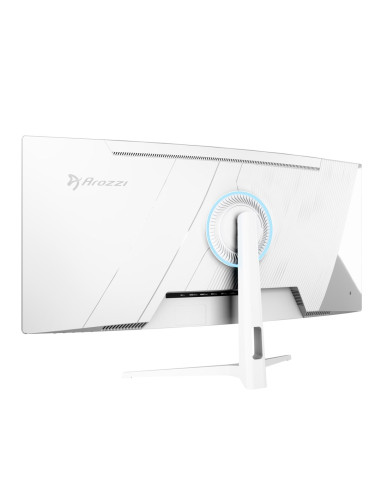 Arozzi Nova 34” Curved Monitor Komputerowy 86,4 Cm (34") 3440 X 1440 Px 4K Ultra Hd Led Biały