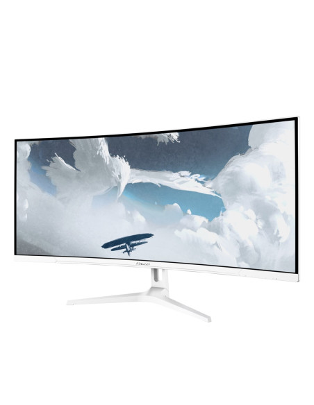 Arozzi Nova 34” Curved Monitor Komputerowy 86,4 Cm (34") 3440 X 1440 Px 4K Ultra Hd Led Biały