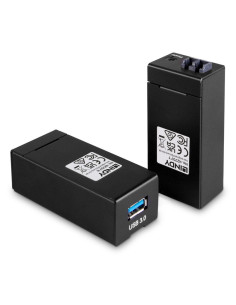 Lindy 42707 Przedłużacz Av Nadajnik I Odbiornik Av Czarny