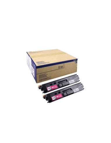 Brother Tn-329Mtwin Kaseta Z Tonerem 2 Szt. Oryginalny Purpurowy