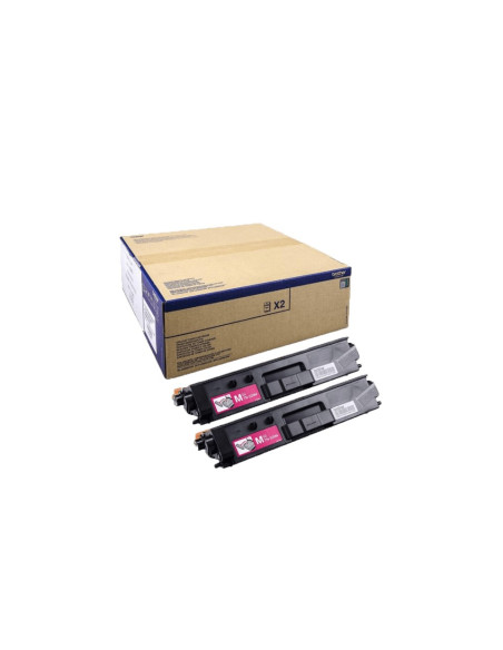 Brother Tn-329Mtwin Kaseta Z Tonerem 2 Szt. Oryginalny Purpurowy