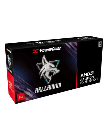 Powercolor Hellhound Amd Radeon Rx 9060 Xt 8Gb Gddr6