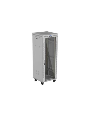 Lanberg Szafa Instalacyjna Rack Stojąca 19" 32U 600X600 Szara Drzwi Przeszklone Lcd (Flat Pack) V2