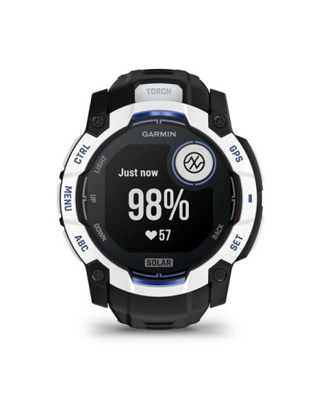 Garmin Instinct 2,79 Cm (1.1") Mip 50 Mm Cyfrowy 176 X 176 Px Ekran Dotykowy Czarny, Biały Gps