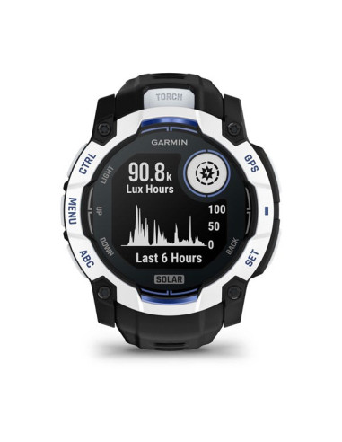 Garmin Instinct 2,79 Cm (1.1") Mip 50 Mm Cyfrowy 176 X 176 Px Ekran Dotykowy Czarny, Biały Gps