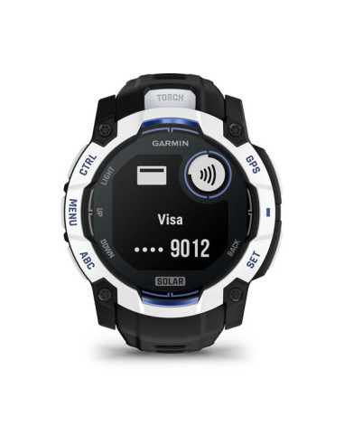 Garmin Instinct 2,79 Cm (1.1") Mip 50 Mm Cyfrowy 176 X 176 Px Ekran Dotykowy Czarny, Biały Gps