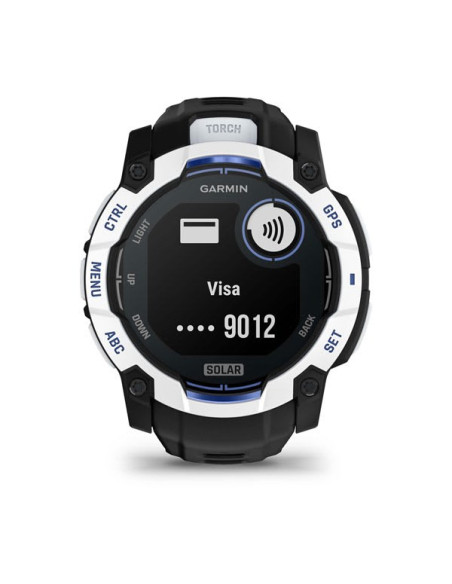 Garmin Instinct 2,79 Cm (1.1") Mip 50 Mm Cyfrowy 176 X 176 Px Ekran Dotykowy Czarny, Biały Gps