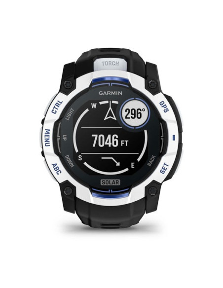 Garmin Instinct 2,79 Cm (1.1") Mip 50 Mm Cyfrowy 176 X 176 Px Ekran Dotykowy Czarny, Biały Gps